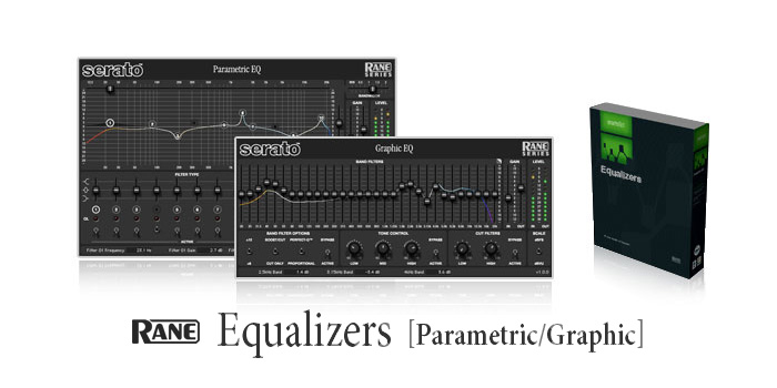 パラメトリックEQ・グラフィックEQがバンドルされた、raneシリーズ「Equalizers」