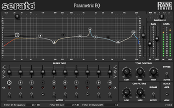 Parametric EQ 画面